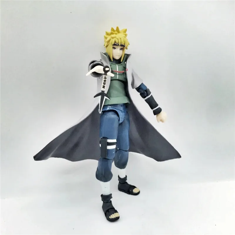 

Anime Naruto Action Figures Toys Shippuden Minato Namikaze Uzumaki PVC Figuras  Model Movable Dolls 14.5cm