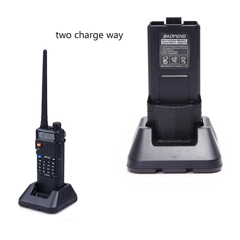 Baofeng UV-5R 8W Powerful Walkie Talkie Portable Comunicador 3800mAh 10KM Long Range cb radio set 8watts UV5R for forest city (2)
