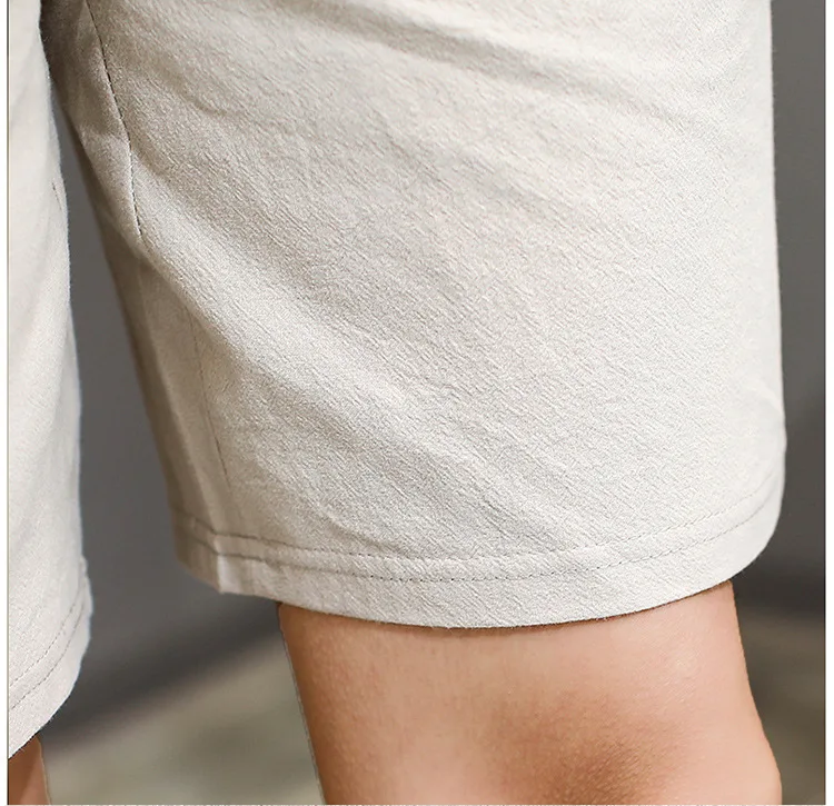 Летний льняной короткий комплект для мужчин брендовая мужская футболка Дышащий Повседневный пляжный комплект большой размер M-9XL футболка костюм модный костюм для мужчин