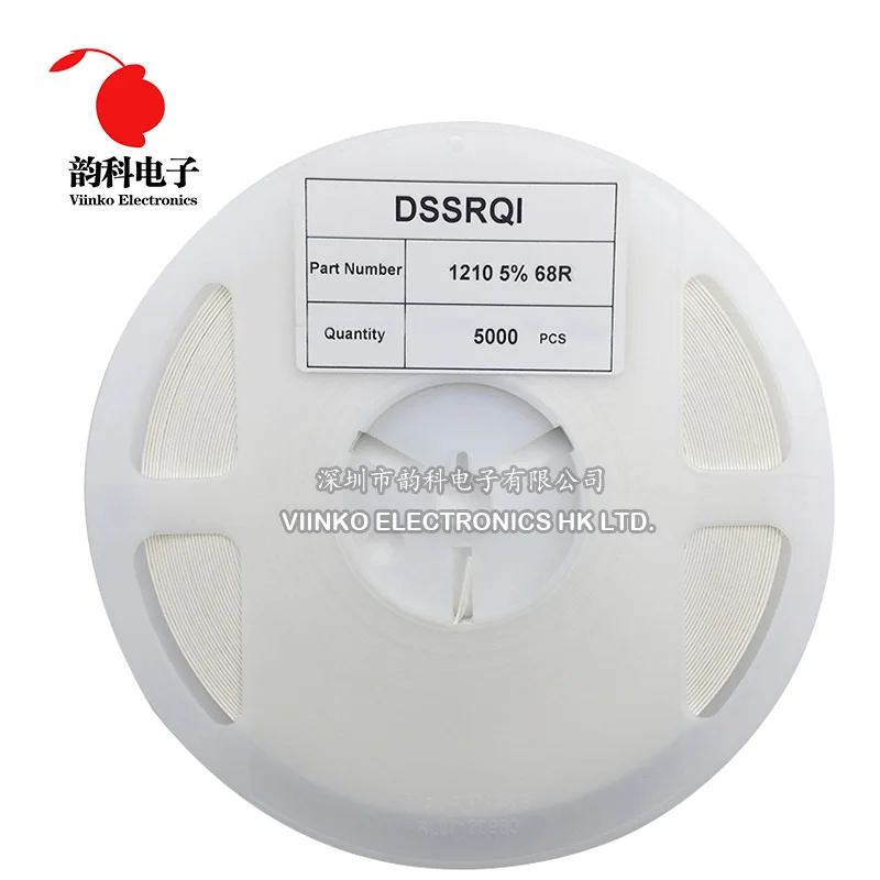 5000 шт. 1210 5% 1/2 Вт SMD Чип резисторы 0R - 10M 0 1 5 100 220 Ом 0.1R 0.5R 100R 220R 1K 2 K 4 7 10K 100K 1M |