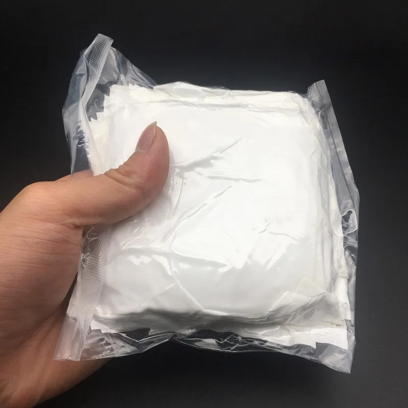 

100pcs/lot Phone Screen Cleaning Cloth Dust-free Film White Wiping Cloth 10cm*10cm