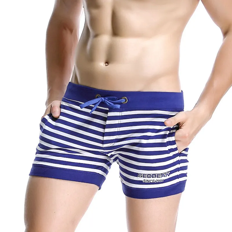 Мужские шорты в полоску SEOBEAN камуфляжные для сна низ модные одежда 2019|sleep bottoms|mens