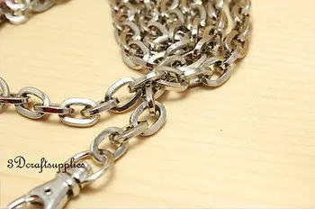 

Bag chain purse chain for bag metal shoulder chain cross body strap chain nickel 106 cm K69