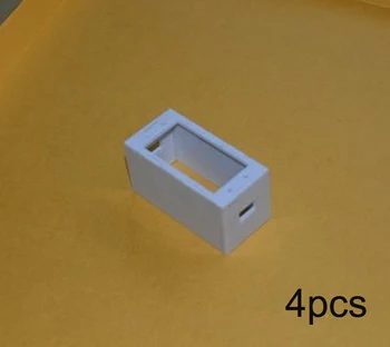 

4PCS 36g Servo Fixed Base Holder S3003 Steering Gear Mounting Bracket Seat ABS DIY Accessories for Simulated RC Boat Model