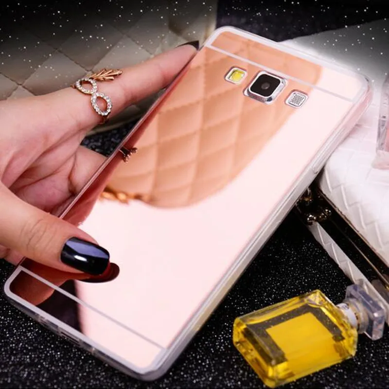 Зеркальные чехлы из ТПУ для Samsung Galaxy A3 A5 J3 J5 2016 2017 S3 S4 S5 S6 S7 Edge S8 S9 Plus Grand Prime G530