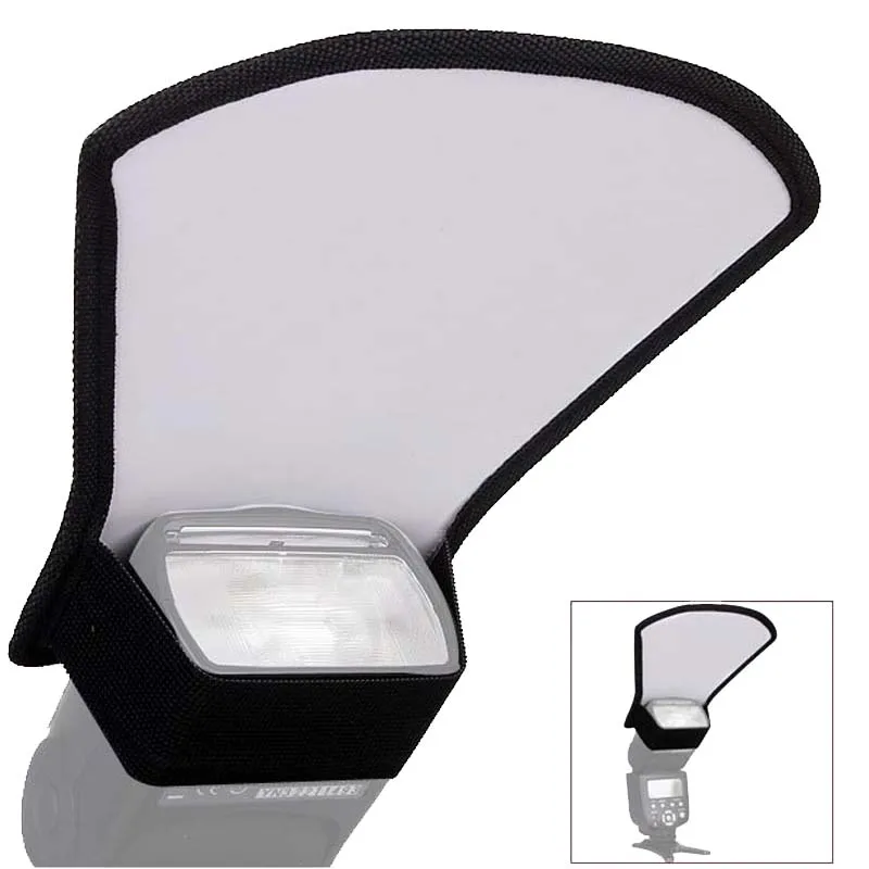 

Flash Speedlite silver/white reflector diffuser softbox for Canon Nikon Pentax SLR camera Yongnuo