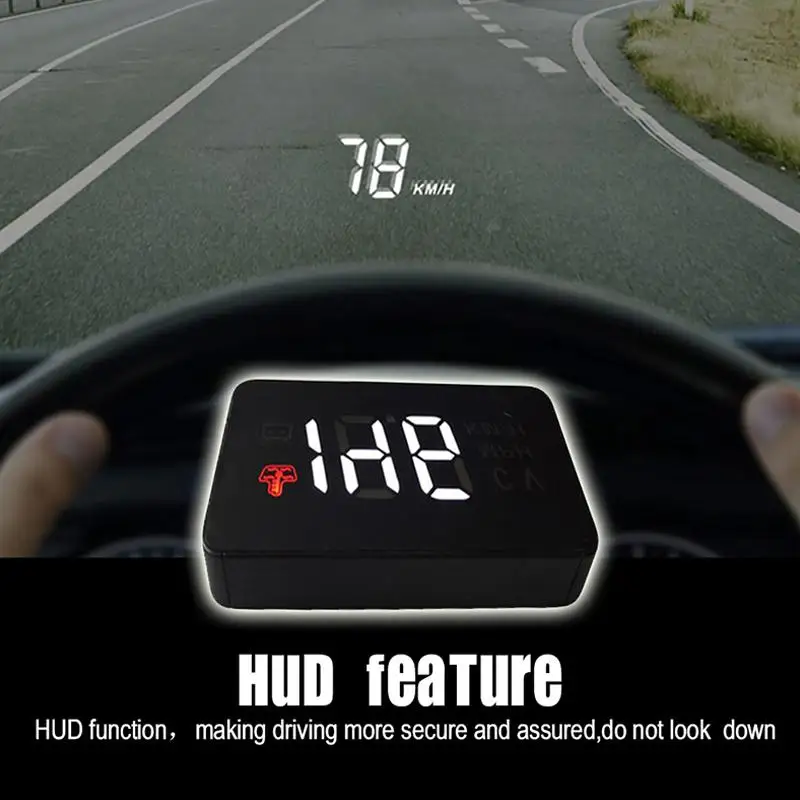 Adeeing автомобилей HUD Head Up Дисплей OBDII 12 В Overspeed Предупреждение проектор для ветрового стекла авто электронные напряжение сигнализации r20