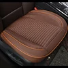 3D Driver Seat Cushion Car Chair Pad Flax Leather Front Car Seat Cover Auto Seat Protector Breathable Interior Accessories ► Photo 2/3