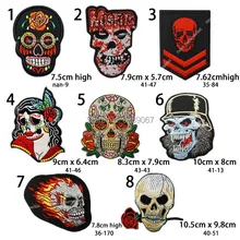 Misfits Кровавый Череп Логотип музыкальной группы вышитые новые железные на и нашивка на одежду тяжелый металл пользовательский дизайн патч доступны
