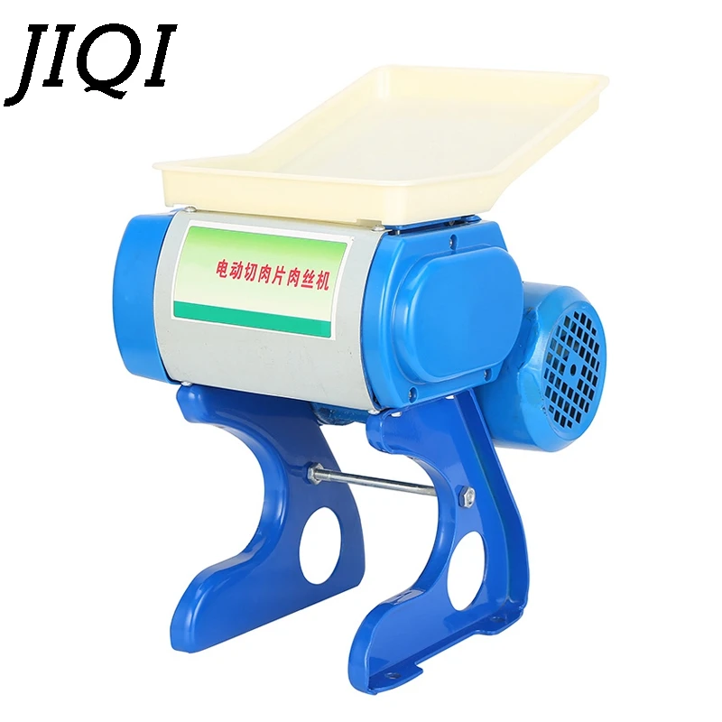 

JIQI Commercial Electric Meat Slicer Grinder Stainless Steel Cutting Blade Machine Automatic Lamb Beef Mincer Mutton Roll Cutter