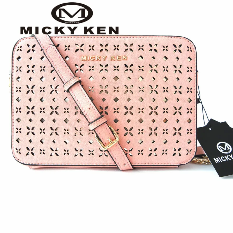 

MICKY KEN Brand 2017 New Female Package Fashion Carved Small Messenger Bag Shoulder Bag 1388 # Lady small square bag