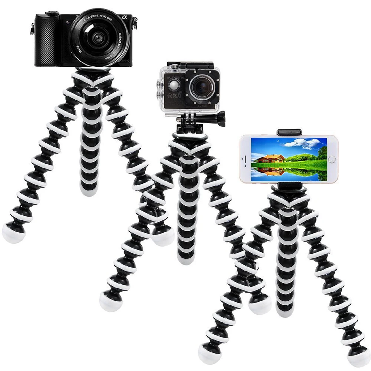 Большой Гибкий штатив осьминог стойка Gorillapod для телефона смартфона dslr и камеры