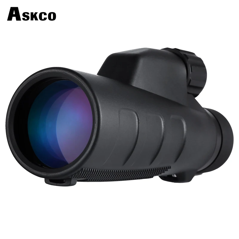 Askco 15x50 عالية مرات البصريات أحادي تلسكوب للماء للصيد تلسكوب مناظير عالية الطاقة مع BaK4 بريزم AC1550