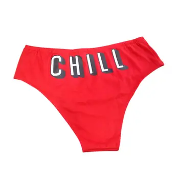 

1Pcs Sexy Women Brazilian Chill Panties Bikini Swimwear Bathing Beach Thong Scrunch Bottom Red color