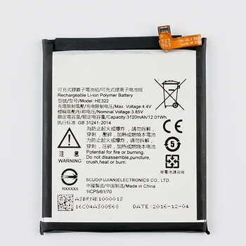 

Original HE322 mobile phone battery For Nokia 7 3120mAh