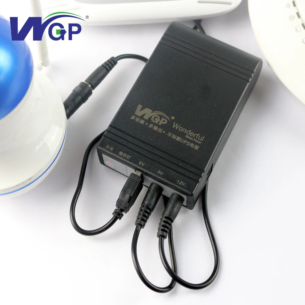 3 output port mini ups online working three devices