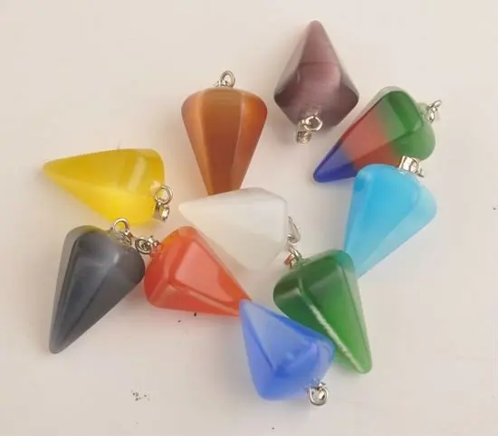 Wholesale 100 pcs Mix Cat eye Carve Cone Pendants | Украшения и аксессуары