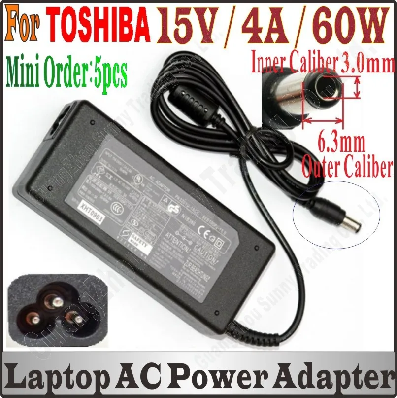 For 15V 4A Toshiba 5pcs