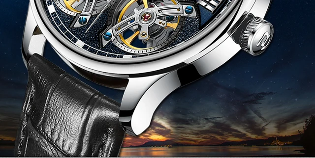 Podwójne Tourbillon Szwajcaria zegarki BINGER Original mężczyźni automatyczny zegarek Self-Wind Fashion Men mechaniczny zegarek na rękę skóra tanie tanio Mechanical Wristwatches 13mm Complete Calendar Moon Phase Water Resistant Skórzane Okrągłe Leatherette 3Bar B-8606B Hardlex Podwójne Tourbillon Szwajcaria zegarki BINGER Original mężczyźni automatyczny zegarek Self-Wind Fashion Men mechaniczny zegarek na rękę skóra tanie tanio Mechanical Wristwatches 13mm Complete Calendar Moon Phase Water Resistant Skórzane Okrągłe Leatherette 3Bar B-8606B Hardlex