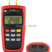 BK8801 двойной Вход K/J-Тип термометр