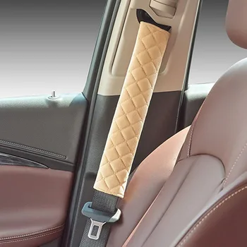 

Car Safety Belt Pads Harness Safety Shoulder Strap Shoulder Cover For Skoda Octavia 2 A7 A5 Rapid Superb Mazda 6 Chevrolet Cruze