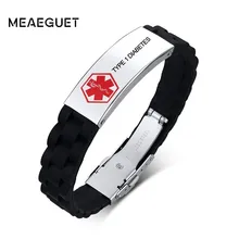 Uisex, нержавеющая силиконовые браслеты, для детей, для женщин, для мужчин