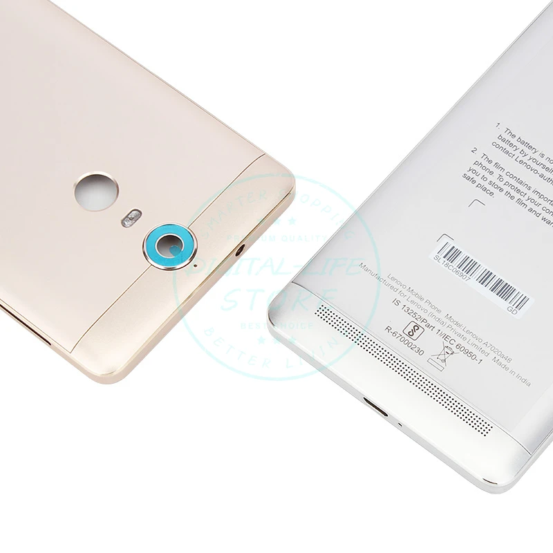 Оригинальная задняя крышка батарейного отсека для Lenovo K5 Note металлический корпус