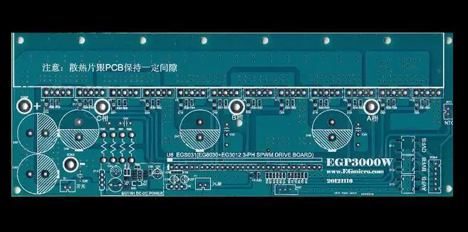 Трехфазный инвертор EGP3000W чистая Синусоидальная плата питания пустая PCB EG8030 для DIY