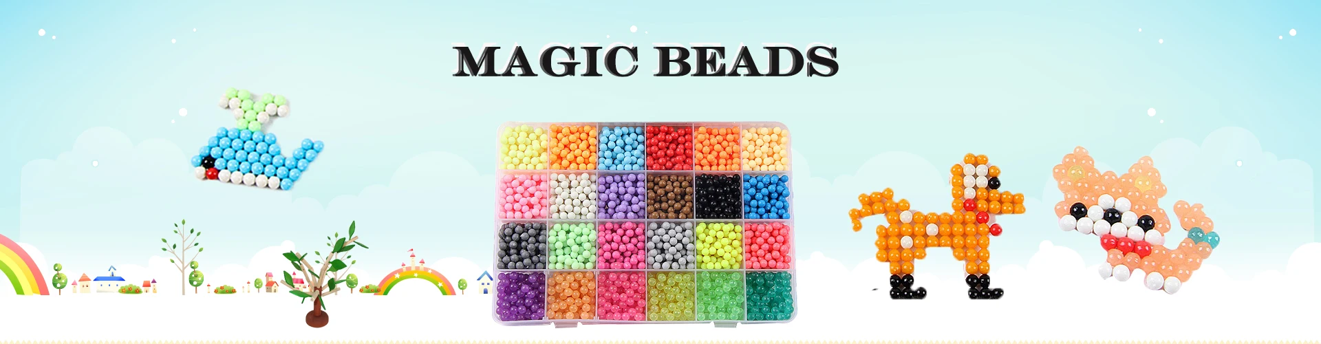 4655pcs DIY Beads Bracelet Kit Making Necklace Manual Toys for