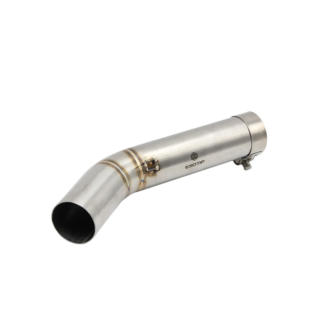 ZSDTRP de Escape de la motocicleta Miodified silenciador de Escape Moto de tubo de enlace de deslizamiento de acero inoxidable para GSXR600 GSXR750 GSXR1000