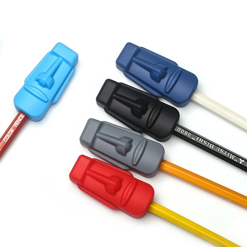 

Baby Silicone Pencil Chewing Toppers Teethers Toy Kids Giant Shape Chewable Pen Cover Topper Tubes Teething Relief Biting Toys