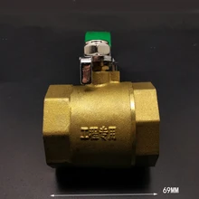 Dn32 1-1/" BSP Женский проекта латунь мяч Клапан воды газа с ручкой для Обустройство дома