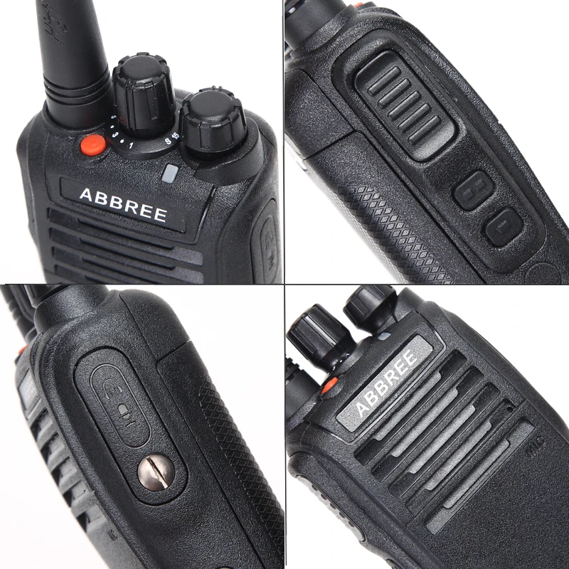 ABBREE AR-W300 IP67 Водонепроницаемый пылезащитный 5 Вт UHF 400-480 мГц 2200 мАч CTCSS/DCS DTMF VOX Функция рация профессиональной радио