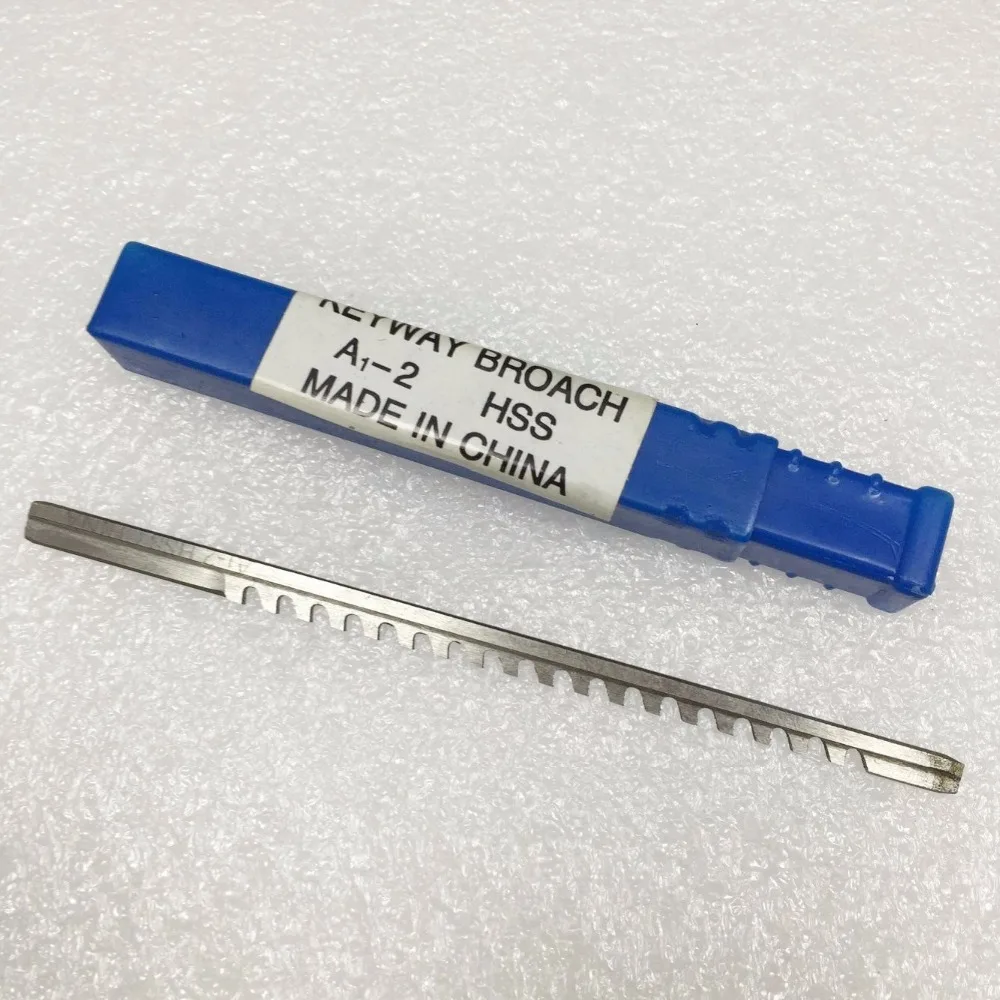 

2mm A Push-Type Keyway Broach Metric Sized High Speed Steel for CNC Cutting Machine Tool