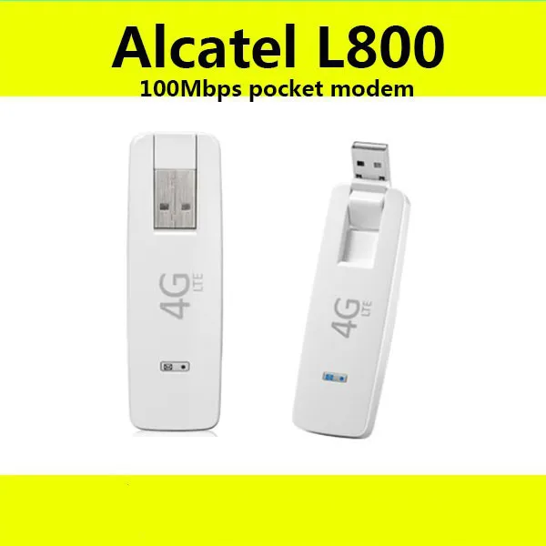 Абсолютно Новый дешевый аппарат не привязан к оператору сотовой связи 4G USB lte-модем FDD 100 Мбит/с Alcatel Работает с любым оператором, L800 и 4G