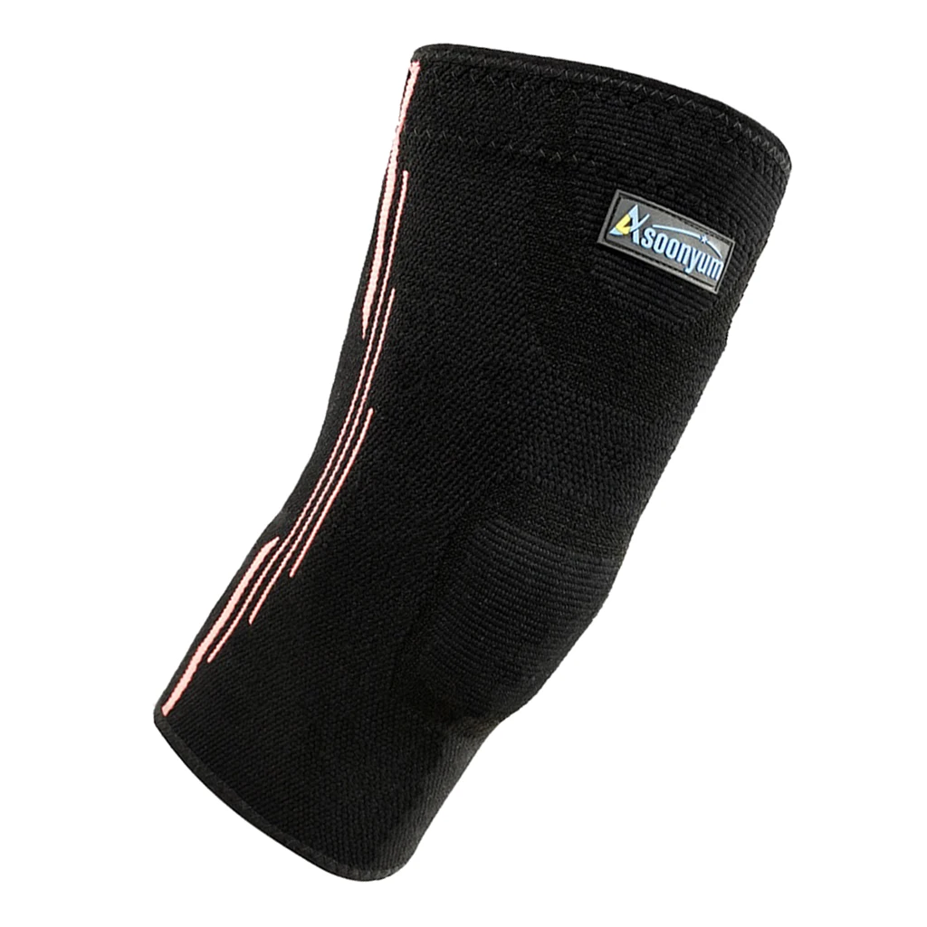 Performance Compression Knee Sleeve Brace Nylon Sport Fitness Gym Basketball Volleyball Brace Support Guard for Unisex 