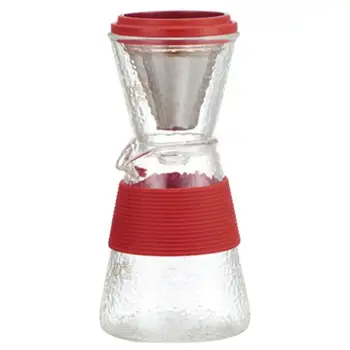 

400ml Manual Coffee Maker Pot Drip Coffee Maker Filter Crystal Coffee Pot Glass Moka Coffee Percolator Tool Household Teapot