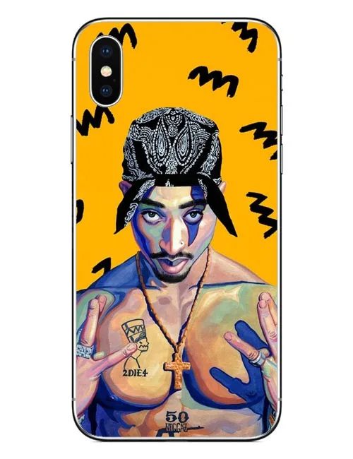 Жесткий чехол для телефона Singer 2Pac Tupac Shakur Apple IPhone X 6 6s Plus 5 5S SE 7 8 XS MAX XR Coque Shell|case plus|case