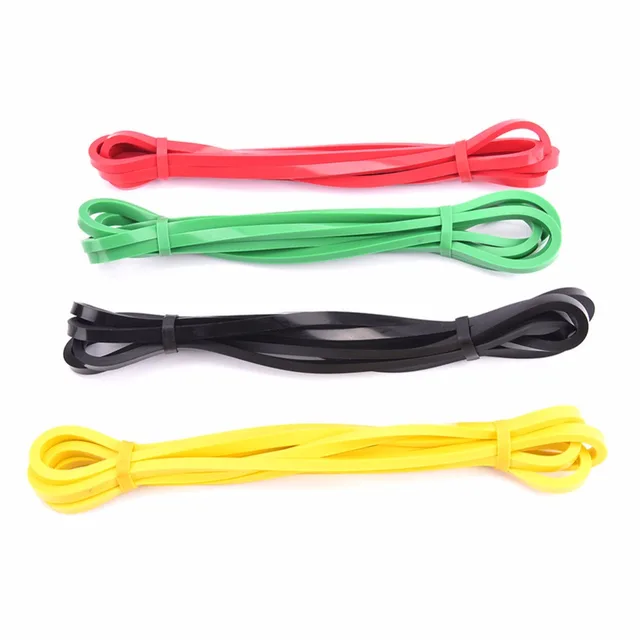 208*0.45*0.64cm Elastic Bands Fitness Resistance Latex Band Body Powerlifting Power Pull Up Workout Pilates Equipment 3