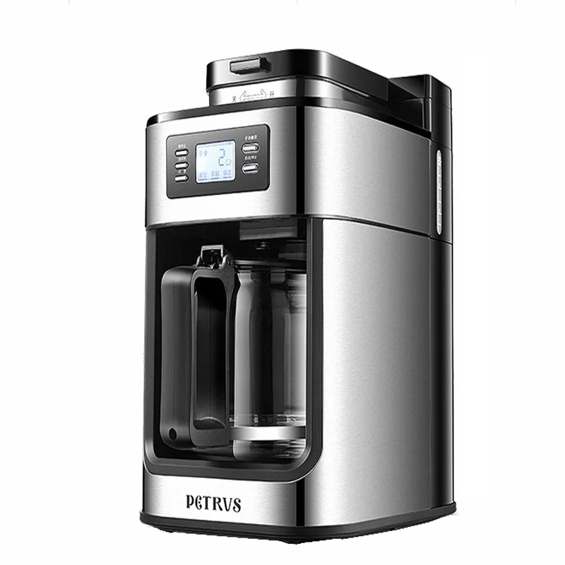 Automatic Bean Grinder Coffee Maker Household Drip Coffee Machine Fully