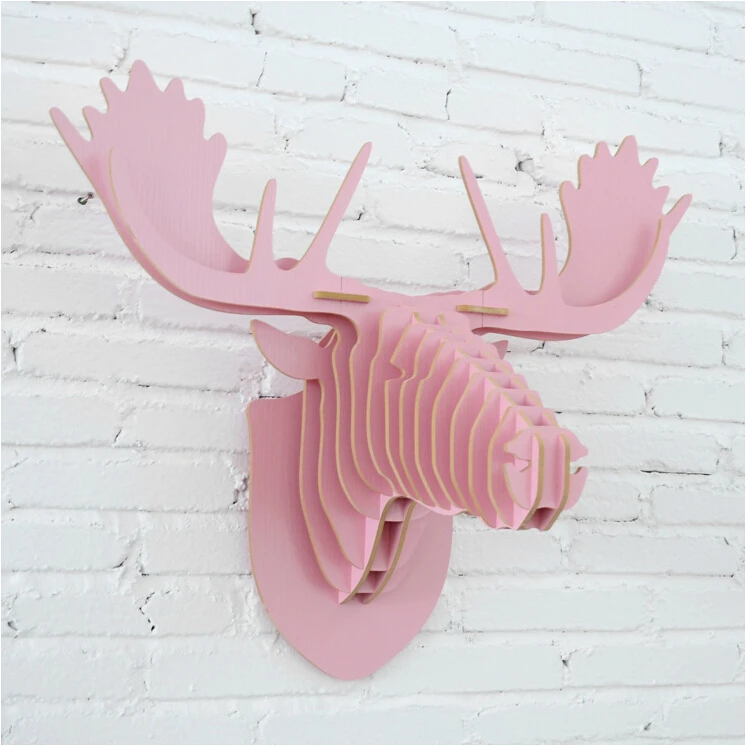 Moose head,caribou head,Scandinavian modern creative home decoration