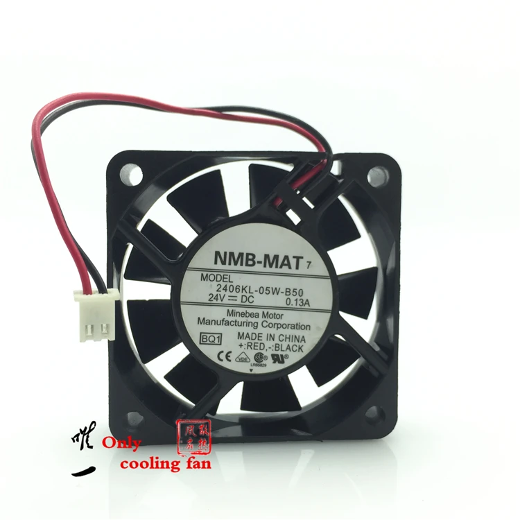 NMB MAT 2406KL 05W B50 BQ1 DC 24V 0.13A 60x60x15 мм вентилятор охлаждения сервера|square fan|server fandc 24v fan |