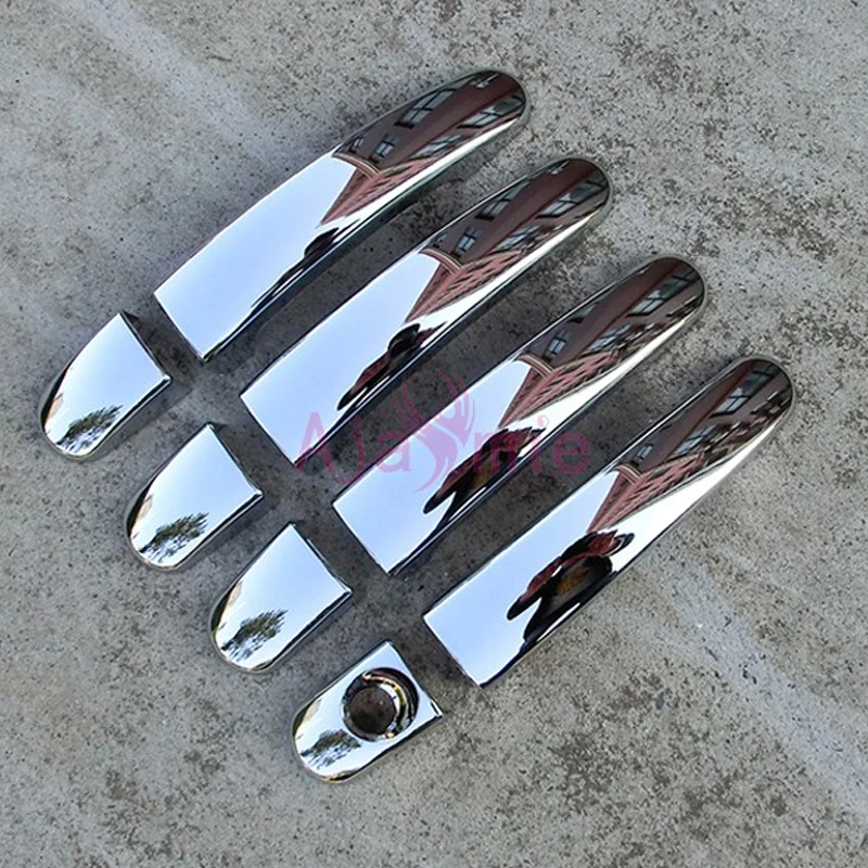 2012 2014 2015 2016 Door Handle Cover Trim ABS Chrome Detector Car
