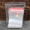 100PCS 8X12CM Zip Lock Bags Clear 2MIL Poly Bag Reclosable Plastic Small Baggies Gift Candies Packing Bags 1
