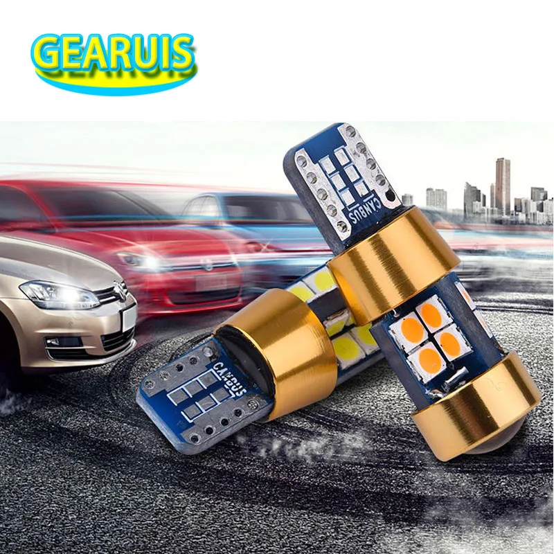 100pcs 12 V-24 V T10 Canbus 19 SMD 3030 ошибок не полярности пятно 168 W5W 194 автомобиля разрешение на парковку лампы стайлинга автомобилей светильник источник