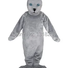 Талисман Серый печать костюм талисмана нарядное платье Пользовательские праздничный карнавальный костюм тема Карнавальный Костюм-маскот