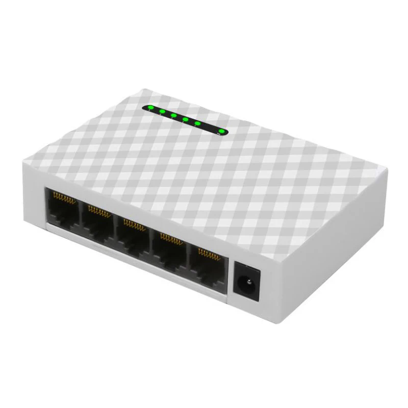 Мини 5-Порты и разъёмы Desktop гигабитный коммутатор PoE Fast Ethernet коммутатор сетевой коммутатор Gigabit 1000 Мбит порт LAN Hub адаптер полный или полудуплекс обмена - Цвет: Белый