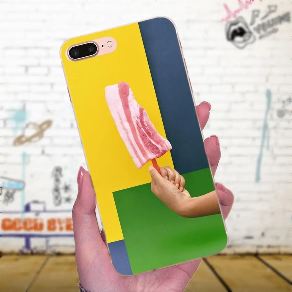 Мягкий чехол с рисунком модный матовый градиентного цвета для Xiaomi Redmi Note 2 3 3S 4 4A 4X 5