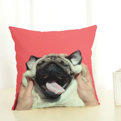 Новая популярная милая серия Bago диван для оформления дома подушки наборы подушек хлопковые льняные квадратные подушки - Цвет: 4