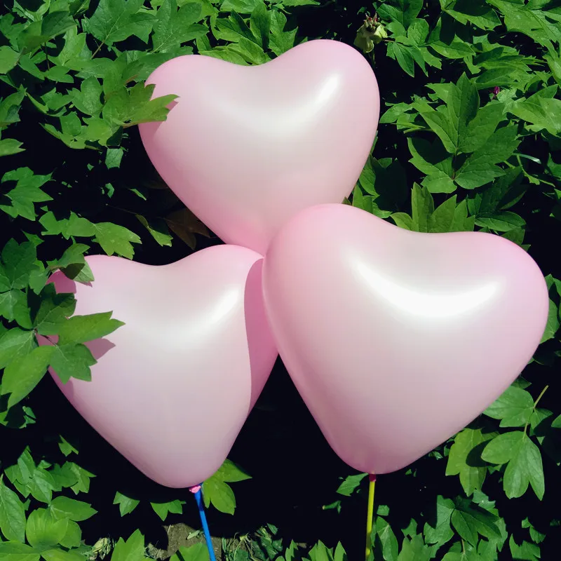 

12inch 30pcs/lot New Tiffany Blue Pink Helium Balloons Transparent Heart Latex Balloon Wedding Birthday Party Suppliesbaby feast